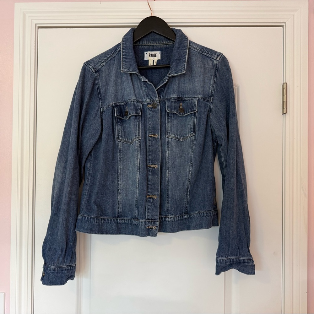 PAIGE Classic Blue Jean Jacket